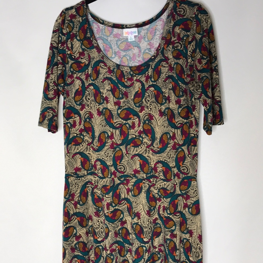 Euc LuLaRoe Large Ana Dress